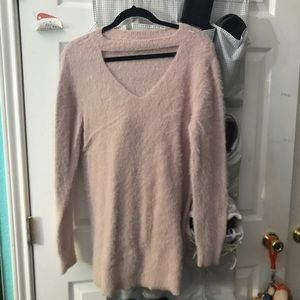 Light pink fuzzy sweater